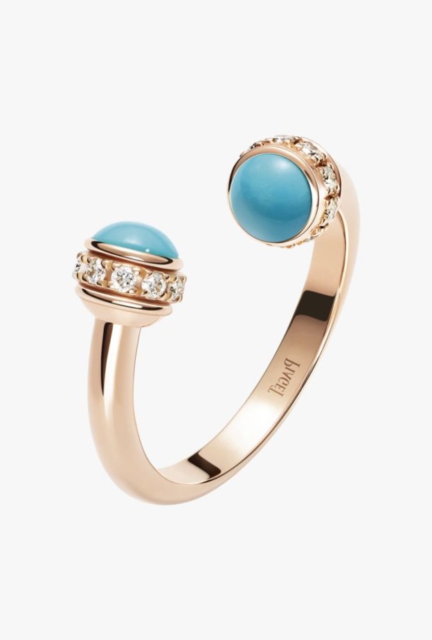 خاتم شوميه من الذهب والماس