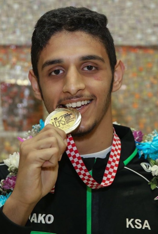 محمد القرني في المركز الأول