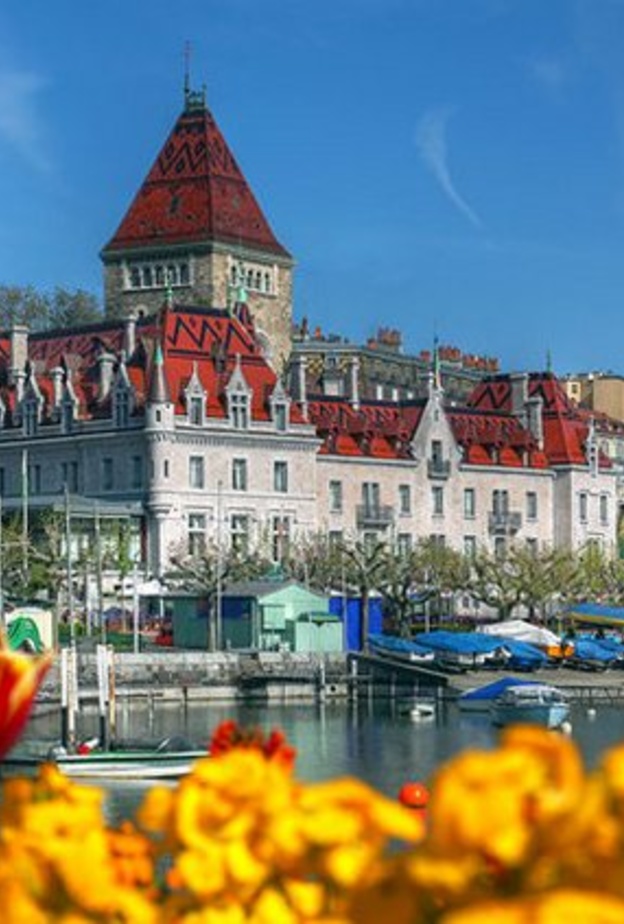 لوغانو السويسرية افضل وجهات رحلات شهر العسل لعروس عيد 2018 - بحيرة لوغانو الساحرة