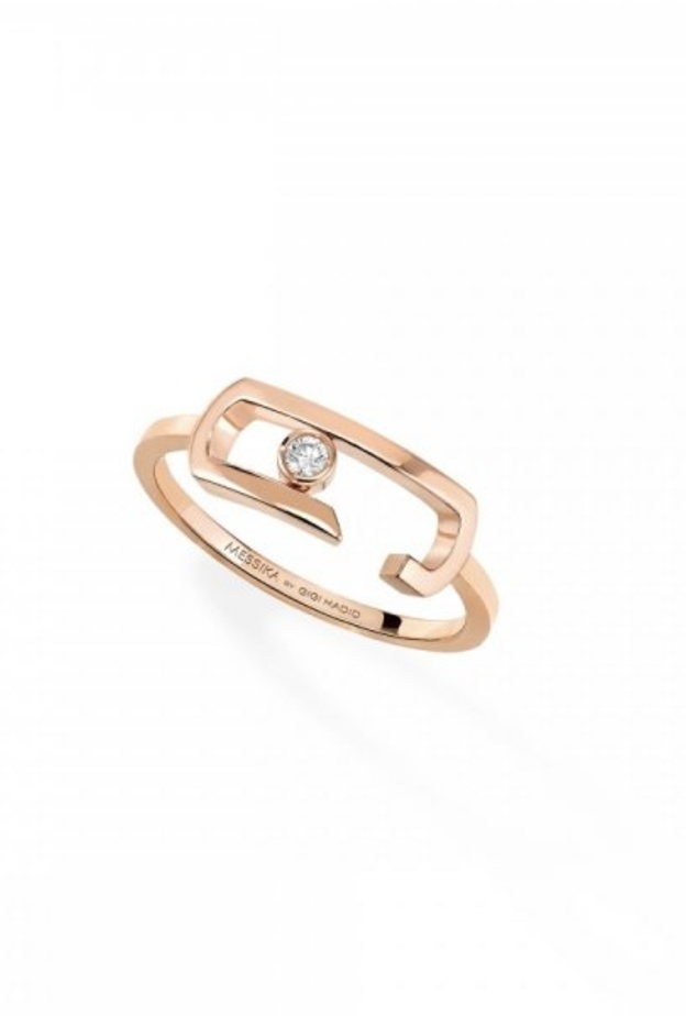 خاتم كارتييه من الذهب الوردي الماس