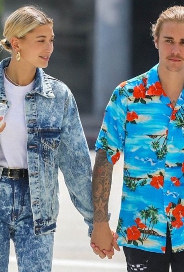 جاستن بيبر وهايلي بالدوين