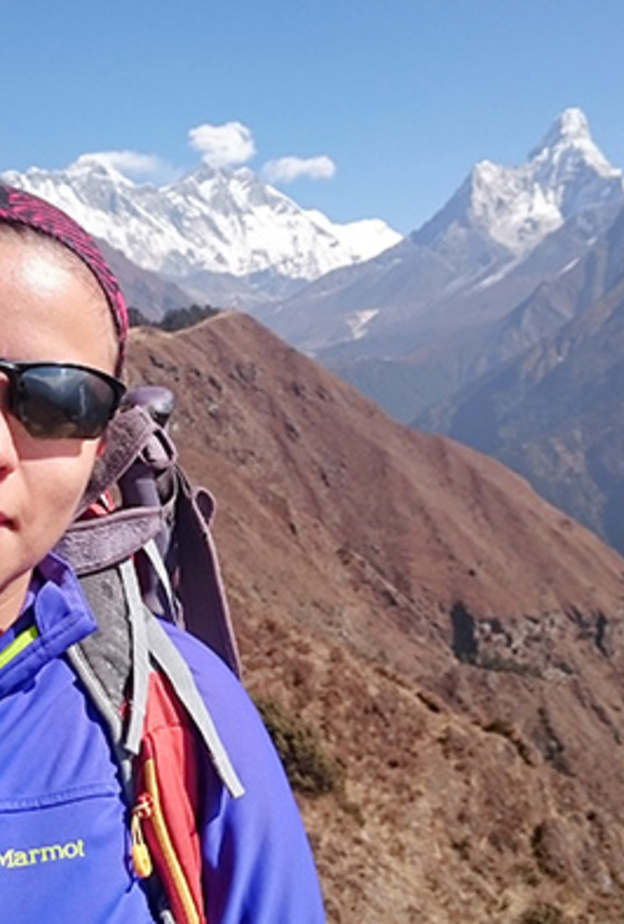 متسلقة الجبال الإماراتية هنادي الهاشمي تسعى إلى تسجيل رقم قياسي جديد