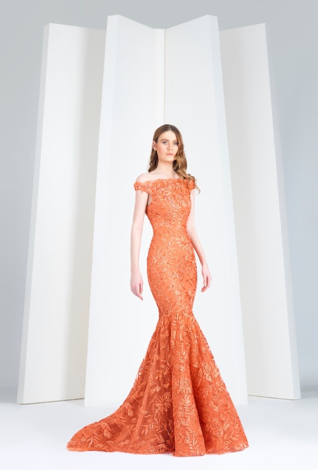 إطلالات فخمة و راقية بفساتين الخطوبة من احدث مجموعة للمصمم اللبناني زهير مراد