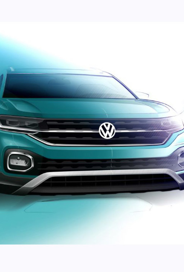 هيكل أنيق وانسيابي لسيارة T-Cross