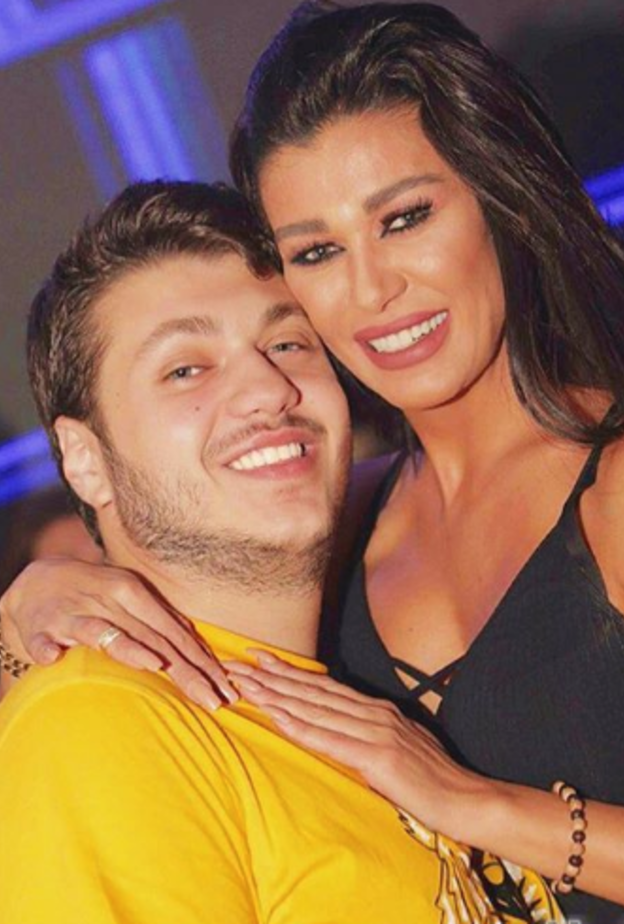 نادين الراسي وابنها