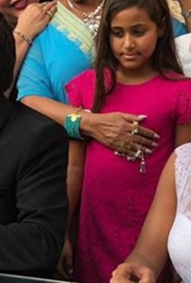 ناهد السباعي في عقد قرانها