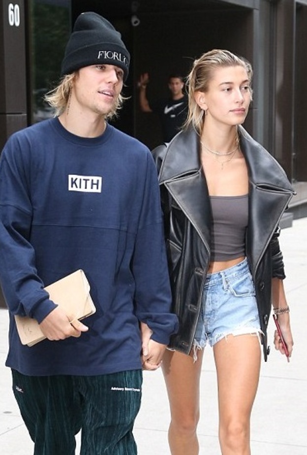 جاستن بيبر وهايلي بالدوين