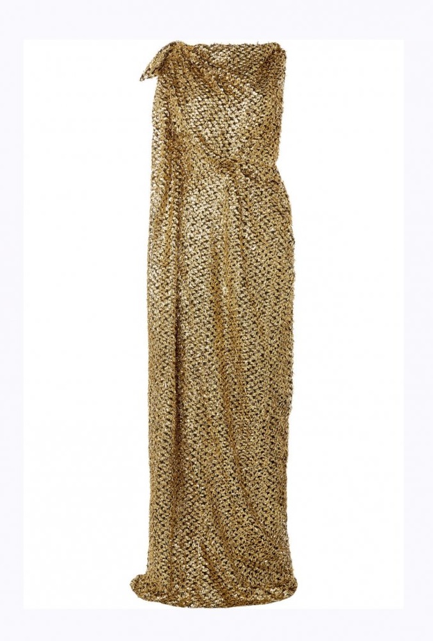 فستان من التول والمخمل من RODARTE