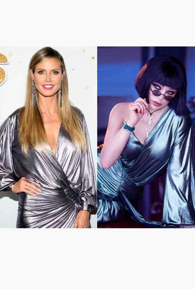  من بدت اجمل بالفستان الفضي.. هيفا وهبي او هايدي كلوم؟