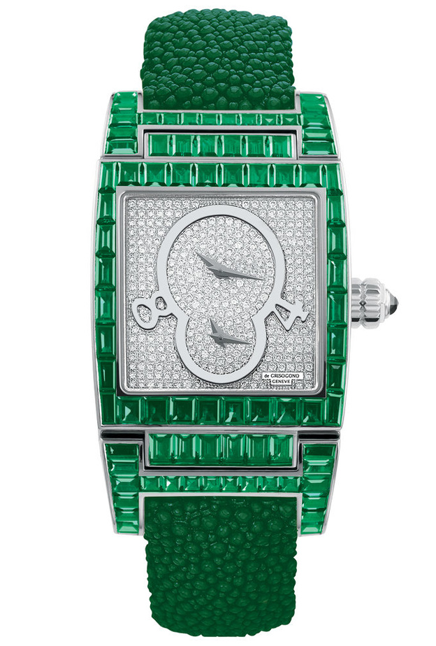 ساعة غلين سبيرو من الزمرد