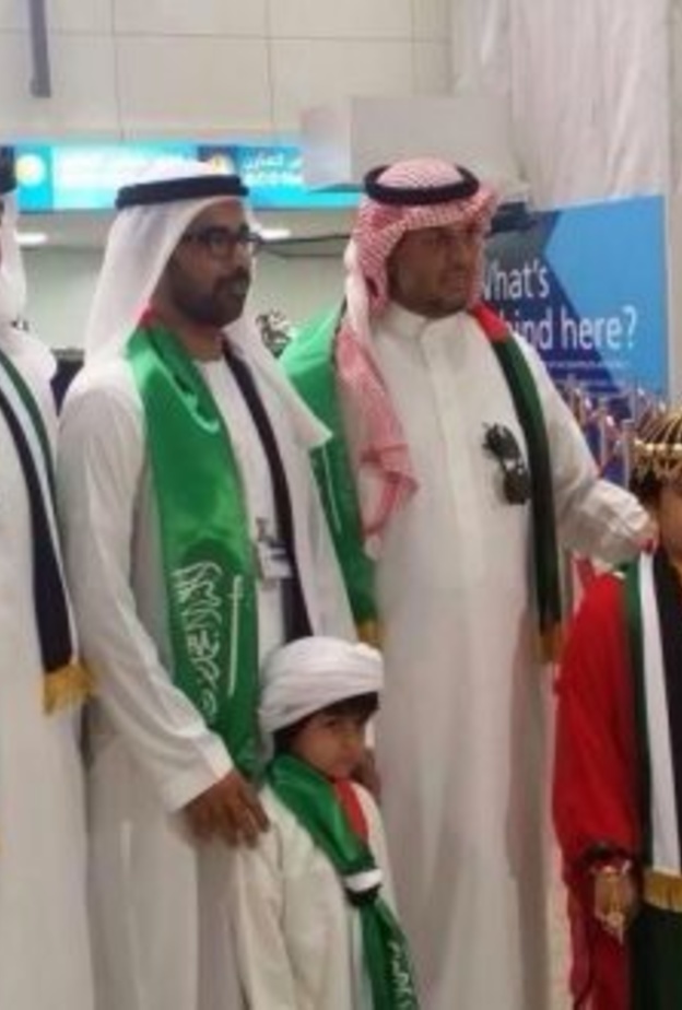 مطارات أبوظبي تحتفي باليوم الوطني للمملكة العربية السعودية