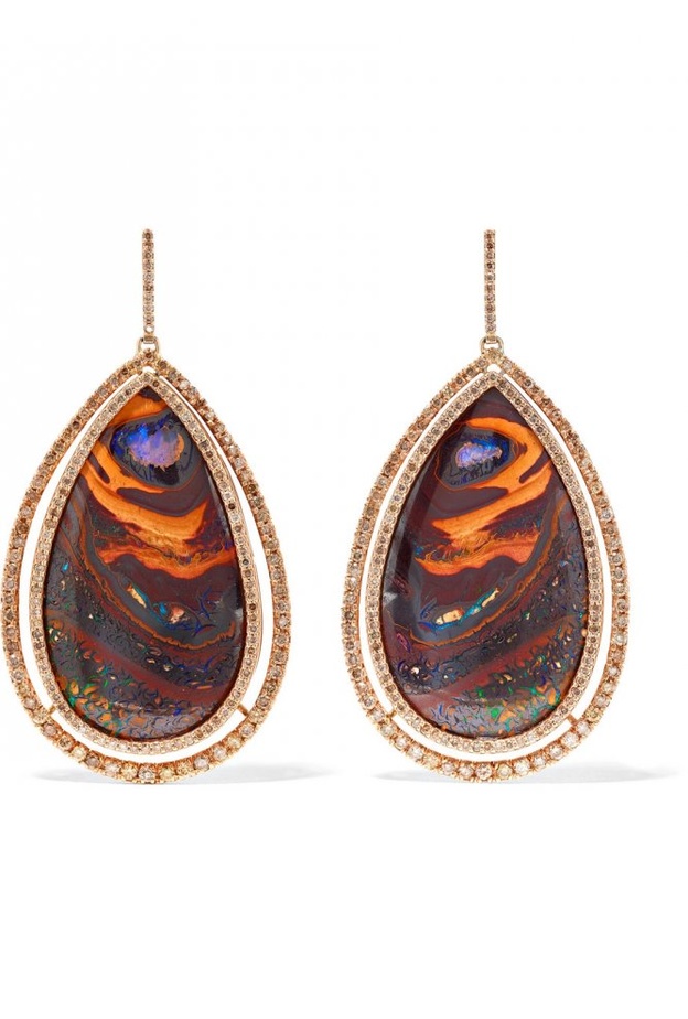 أقراط من الماس من KIMBERLY MCDONALD