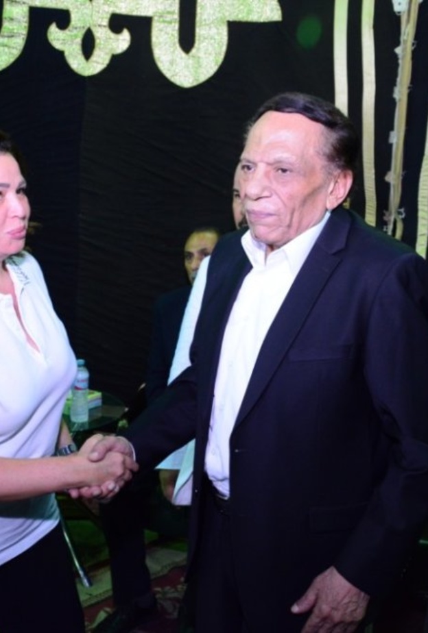 الهام شاهين وعادل امام