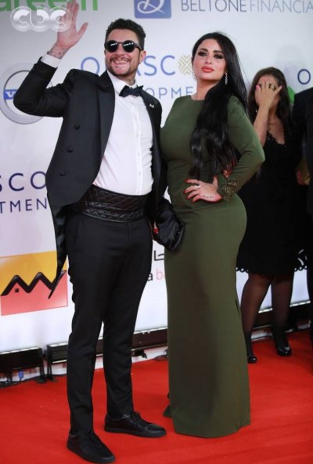 احمد الفيشاوي وزوجته