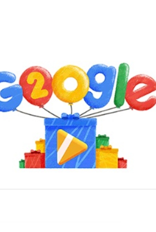 غوغل يحتفل بعيده العشرين