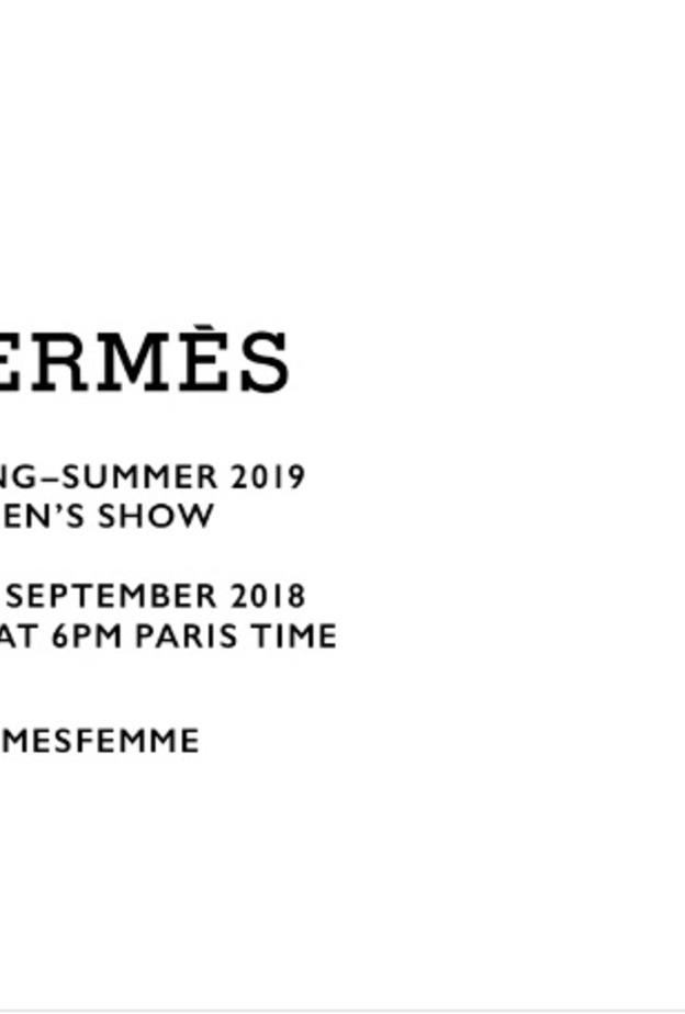 عرض أزياء Hermès لربيع صيف 2019