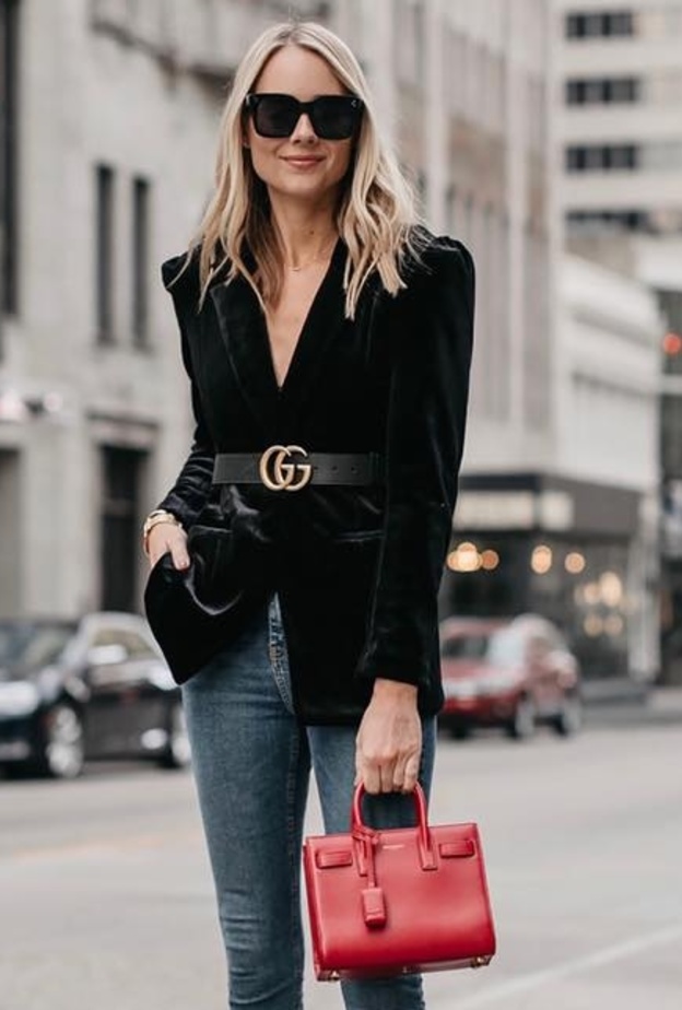 أحزمة الخصر القماشية أحد أبرز صيحات الموضة هذا الخريف