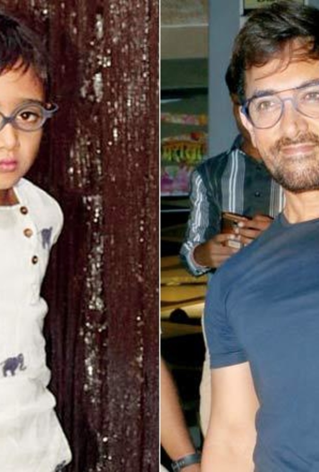 عامر خان يبدو صورة طبق الأصل من ابنه الأصغر بعد فقدانه الكثير من الوزن