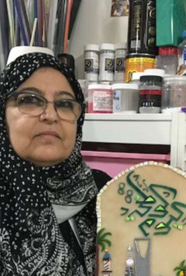 تعرفوا على موهبة الفنانة السعودية هالة الخضيري