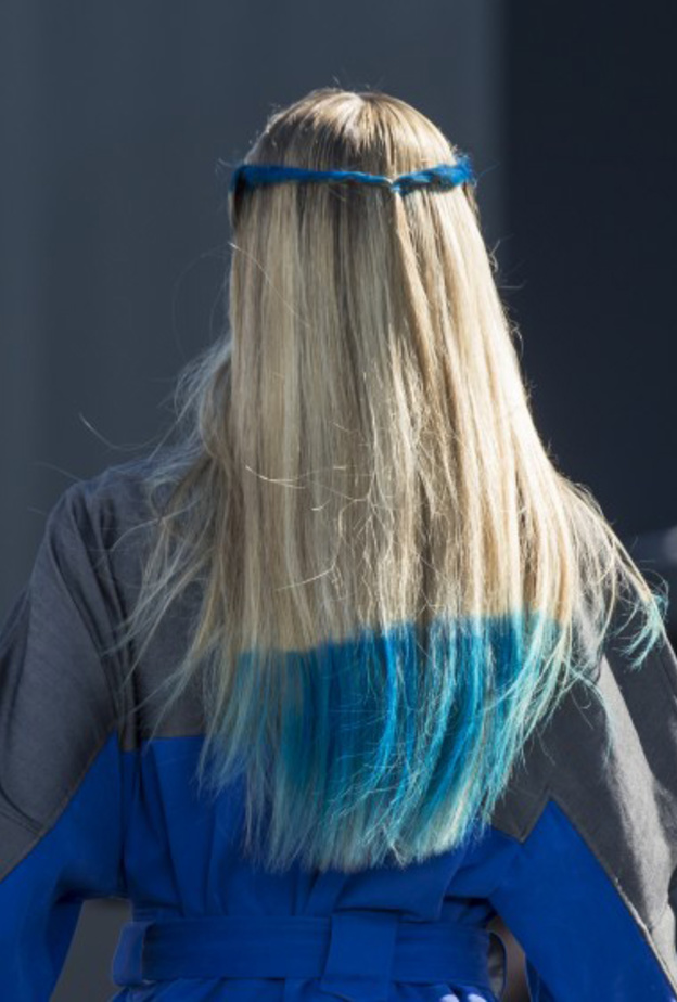 صبغات شعر جريئة من دار Junya Watanabe