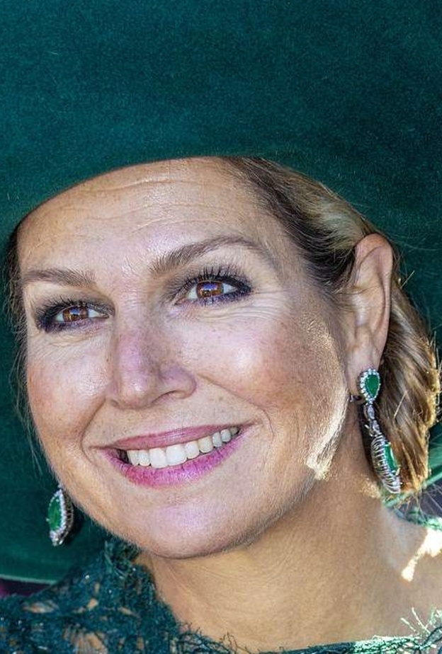 ملكة هولندا الملكة ماكسيما خلال زيارتها إلى مقاطعة أوترخت الهولندية