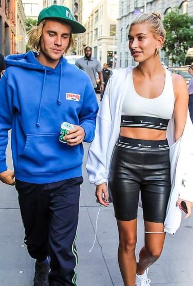 جاستن بيبر وهايلي بالدوين