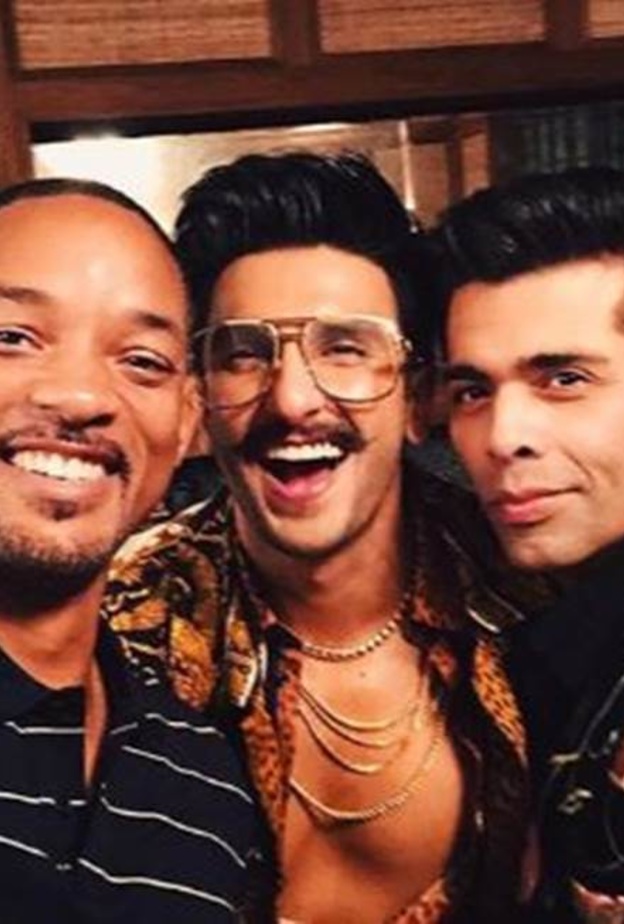 ويل سميث يتعرف على أسرار بوليوود من كاران جوهر ورانفير سينغ