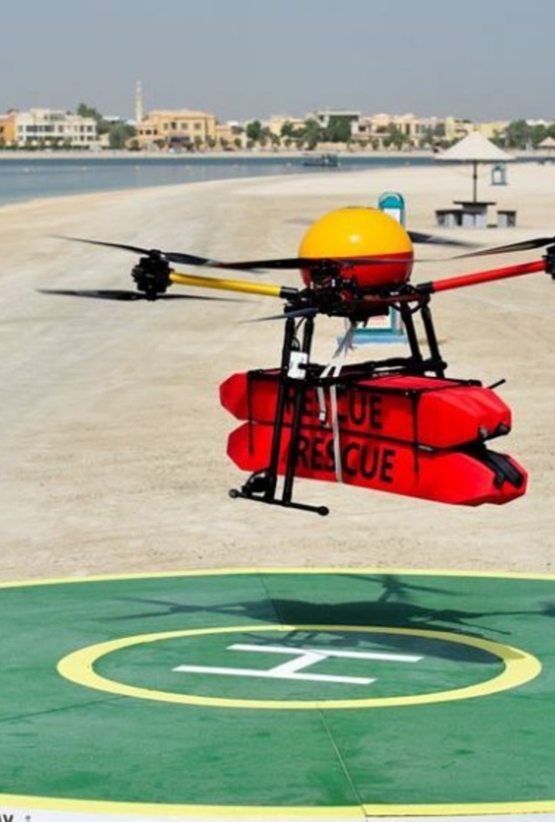 بلدية دبي تطلق المنقذ الطائر