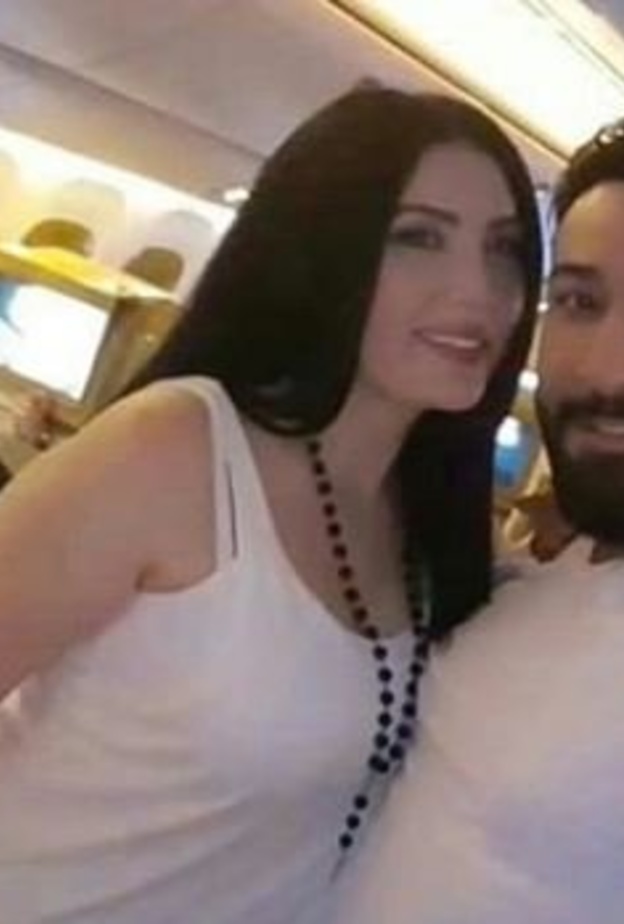 عبير صبري وزوجها