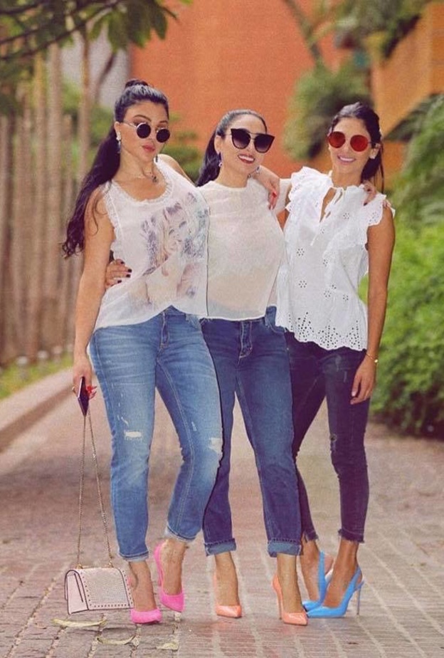 هيفاء وهبي واختيها