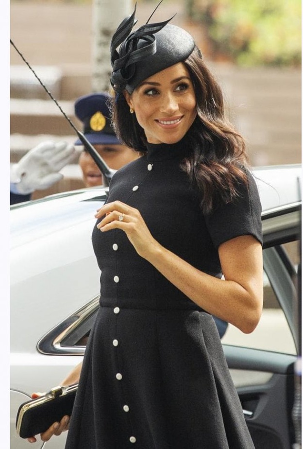 إعتمدت ميغان تصفيفة شعر أنيقة