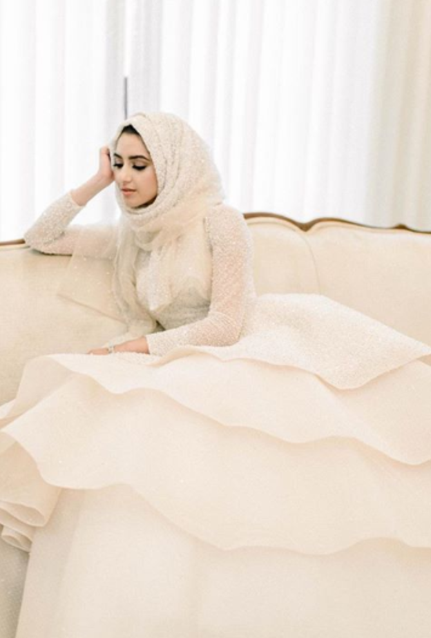 فستان زفاف الفاشينيستا سمر البرشا