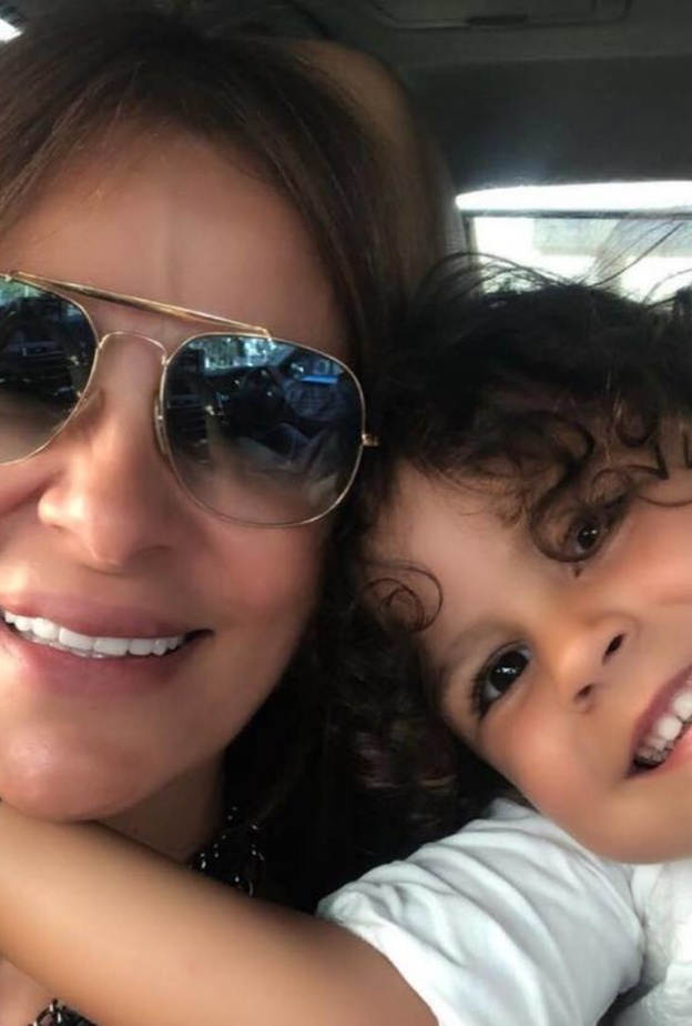 كارول سماحة وابنتها