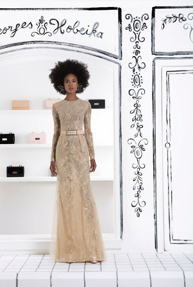 موديلات فساتين خطوبة من قماش الجوبير 2019 من مجموعة ايلي صعب