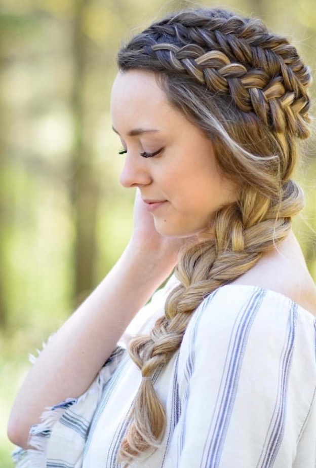 تسريحة الضفائر