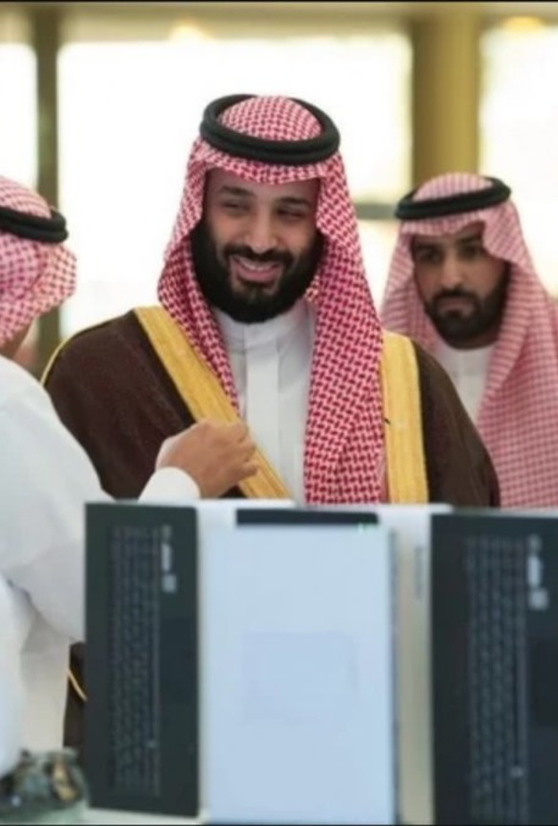 ولي العهد خلال الافتتاح