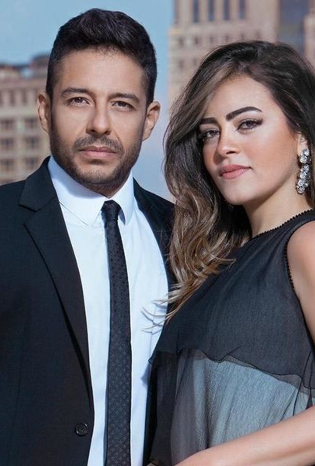 محمد حماقي وزوجته