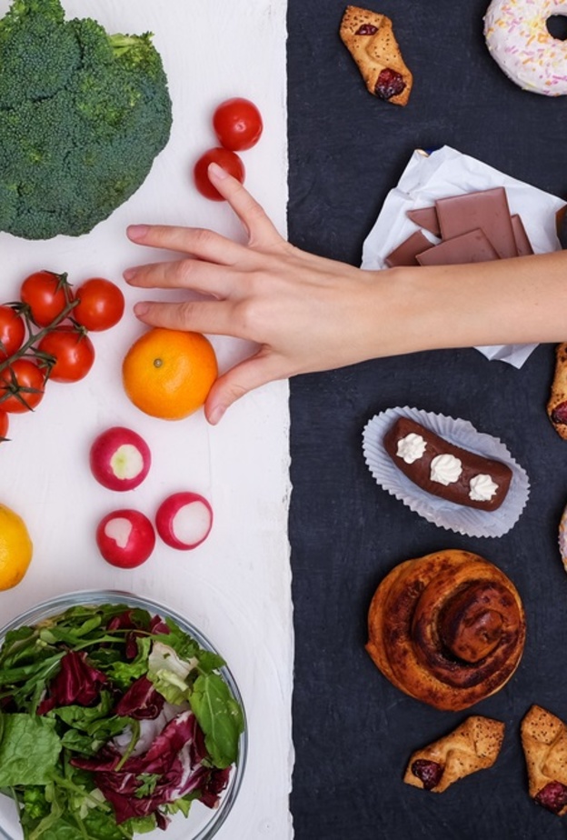 اهم الاطعمة الصحية وغير الصحية للجسم