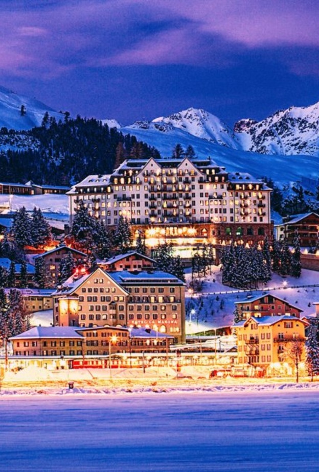  افضل اماكن التزلج في العالم لعشاق المغامرات من العرسان _ منتجع سانت موريتز سويسرا