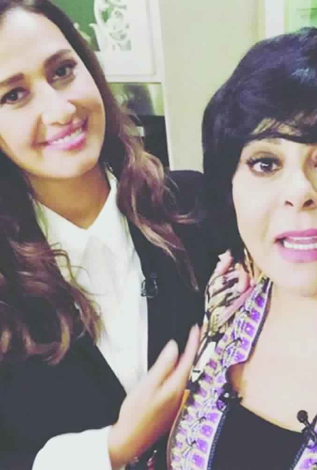 حلا شيحة وإسعاد يونس 