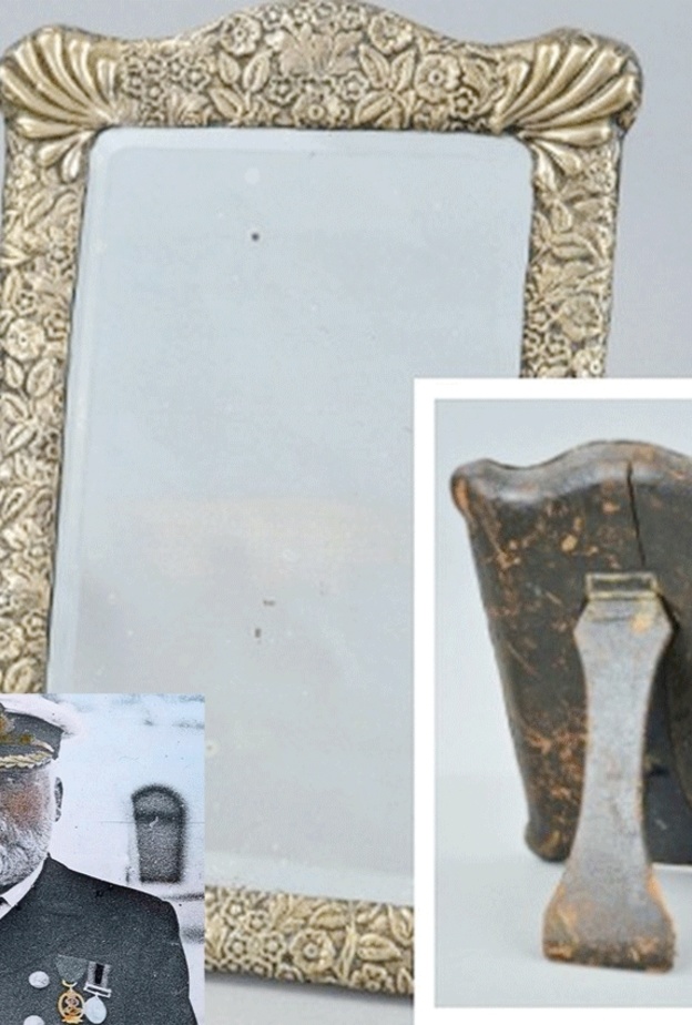 عرض مرآة قبطان سفينة تيتانيك للبيع في مزاد علني