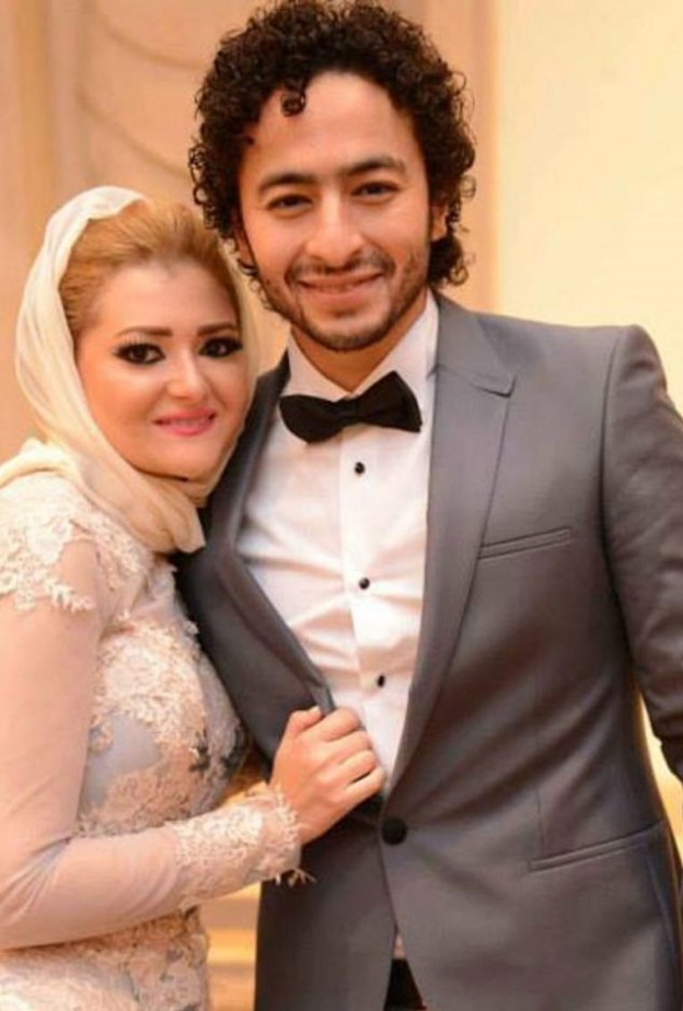 صورة طريفة لمي كساب في حفل الزفاف