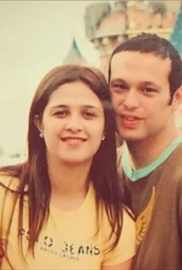 ياسمين عبد العزيز وزوجها السابق 