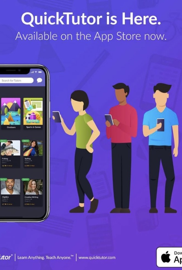 تطبيق QuickTutor لربط الأشخاص الذين يرغبون في التعّلم مع مدرسين