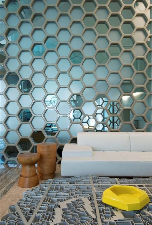 تصاميم جبسية ثلاثية الأبعاد لجدار غرفة النوم العصرية