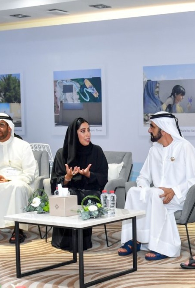 الشيخ محمد بن راشد يطلق "مشروع جميرا" ويعتمد شعاره