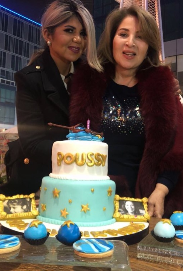 الفنانة بوسي تحتفل بعيد ميلادها ال65