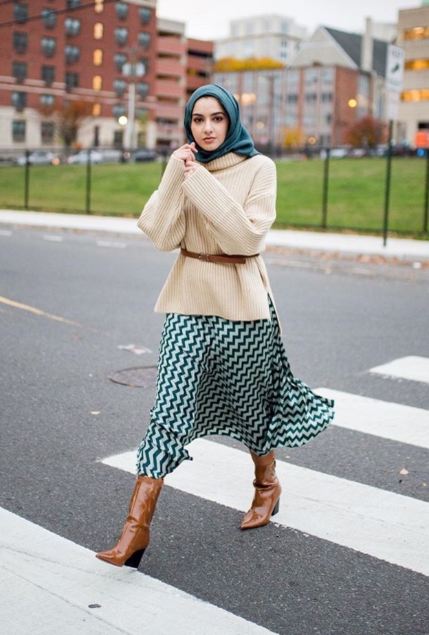  اعتمدي على الألوان الفاتحة في إطلالاتك الشّتوية