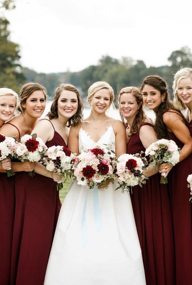 البرتقالي و الاصفر من اجمل الالوان الالوان الدافئة لحفل الزفاف