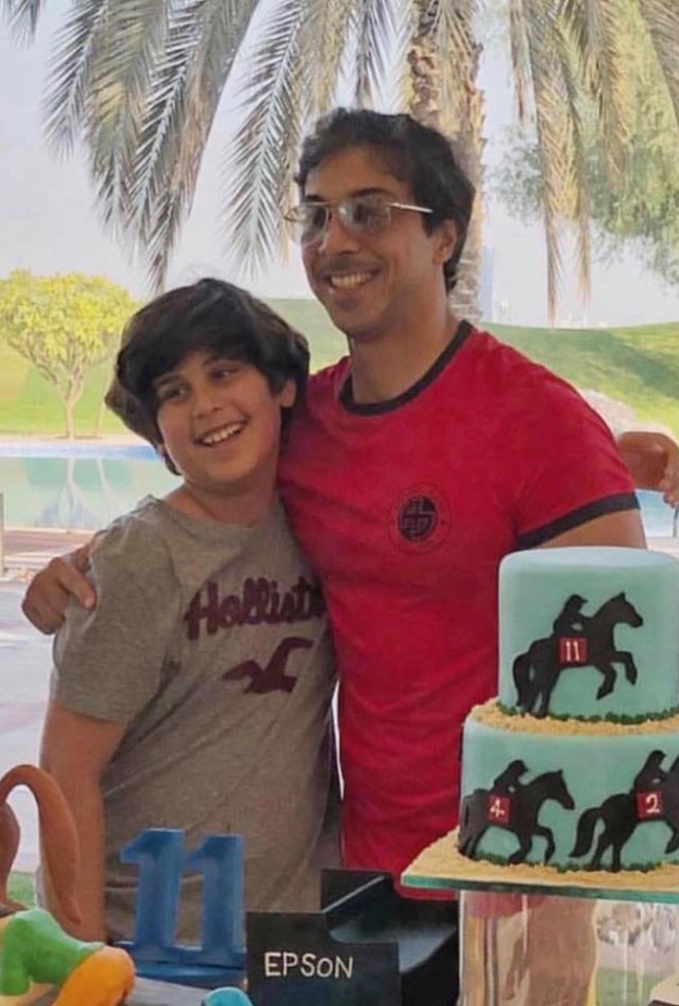 الشيخ منصور بن زايد يحتفل بعيد ميلاد ابنه محمد الـ 11